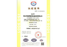 ISO9001:2015 質(zhì)量認證